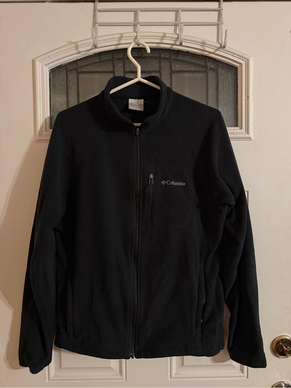 Columbia Men's Black Zip-Up Fleece Jacket